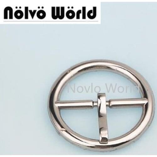 30pcs 2.5cm 1 Inch 4 colors turnbuckle belts pin buckle round pipe buckles,DIY Bags Belt Strap Buckles Sewing