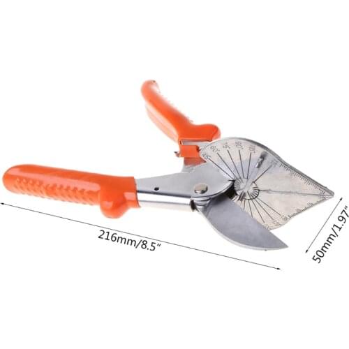 45-120° Multi Angle Pipe Scissor PVC Wire Trunking Mitre Trim Cutter Hand Tool