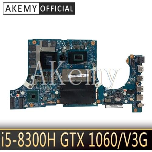 Akemy FX705GM Motherboard For ASUS TUF Gaming FX705G FX705GM 17.3 inch Mainboard Motherboard w/ i5-8300H GTX 1060/V3GB GDDR5