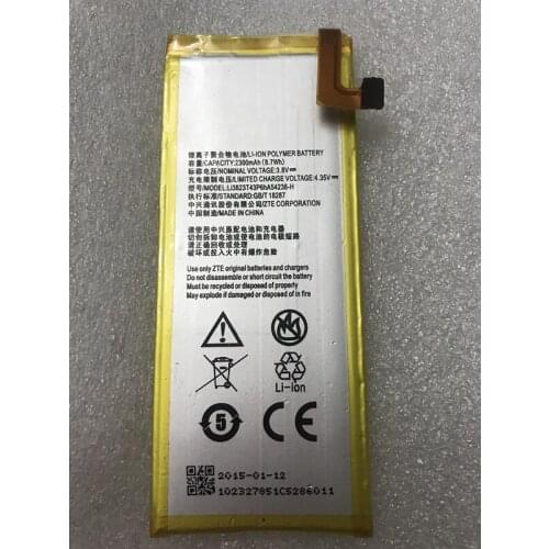 3.8V 2300mAh Li3823T43P6hA54236-H For ZTE Blade S6 5.0" QingYang 2 G717C G718C A880 B880 Nubia Z7 mini NX507J Battery