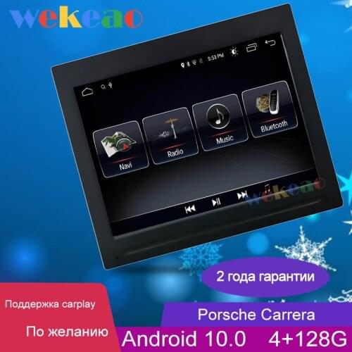 Wekeao 7" Touch Screen 2 Din Android 10.0 Car Multimedia Player For Porsche Carrera GT Car Radio Auto GPS Stereo 4G BT 2002-2005