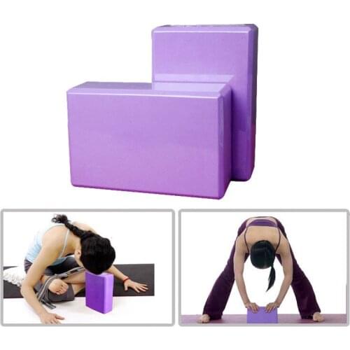 EVA Yoga Block Foam Brick Training Fitness Tool Exercise Workout Stretching Aid Body Shaping Pilates Brick Fitness Equipment
