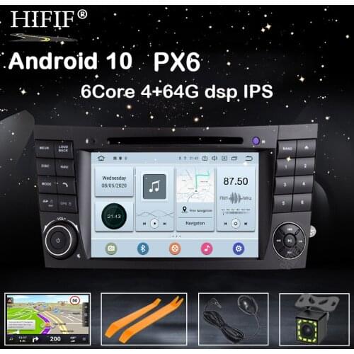 ISP DSP 4GB RAM Android 10 Car DVD Multimedia For Mercedes Benz E-class W211 E200 E220 E300 E350 E240 E280 CLS CLASS W219 GPS