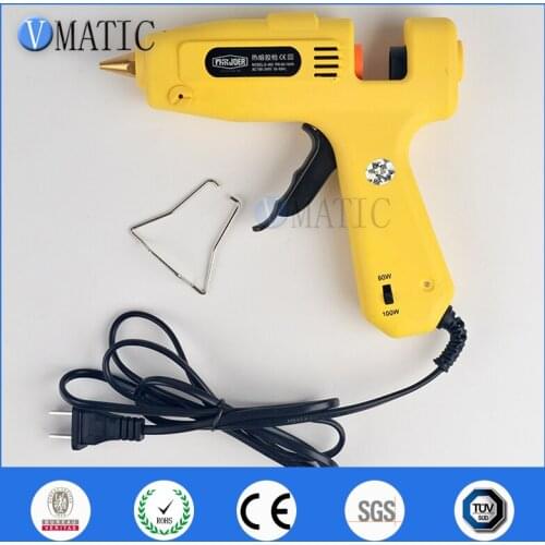 Free Shipping 60-100W Glue Dispensing Gun Dispenser Gun, Hot Melt Glue Gun Temperature Adjustable Repair 220V Wholesale Glue Gun