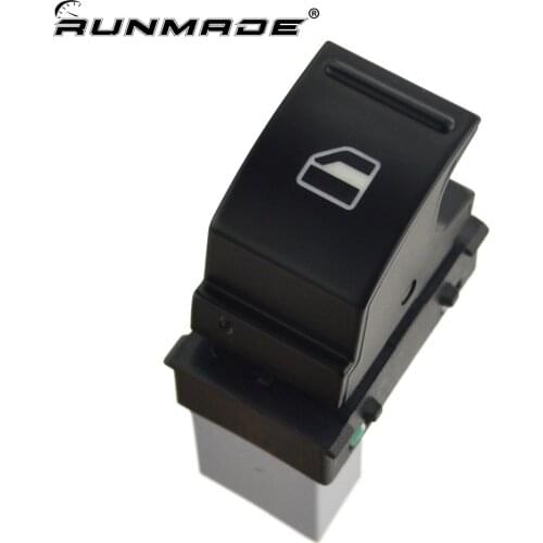 Runmade 1Pcs Side Window Switch Control Button 1KD 959 855 7L6 959 855 B For VW CC Eos Golf Jetta Passat Polo Caddy Scirocco