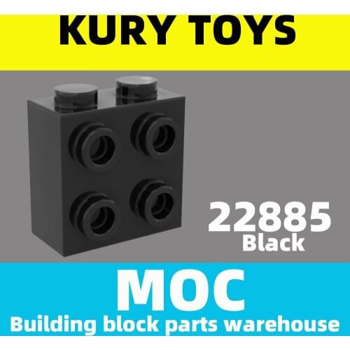 Kury Toys DIY MOC For 22885 100pcs Building block parts For Brick, Modified 1 x 2 x 1 2/3 with Studs on 1 Side