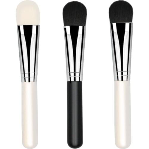 Mini Wooden Handle Facial Mask Soft Brush Facial Mud Applicator Lotion Cream Mixing Cosmetic Professional Beauty Makeup Tools