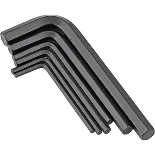 0.7-10mm Hexagon Keys Zinc Black Carbon Steel Hex Allen Key Set Wrench Cycling Repair Tool Kit Micro Hex Wrench DIN911/ ISO2936