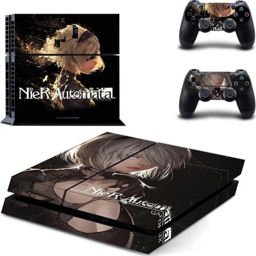 NieR Automata PS4 Stickers Play station 4 Skin PS 4 Sticker Decal Cover For PlayStation 4 PS4 Console & Controller Skins Vinyl