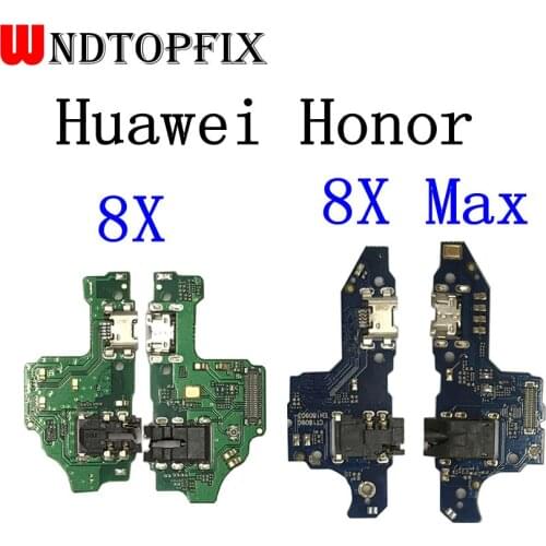 New Microphone Module+USB Charging Port Board Flex Cable Connector Parts For Huawei Honor 8 / Honor 8 Lite / Honor 8X / 8X Max