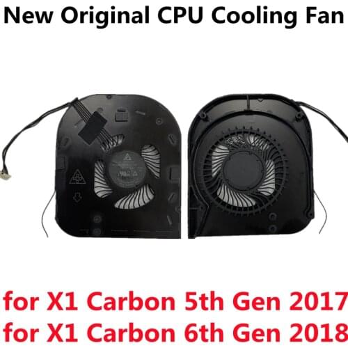 New CPU Cooling Fan Cooler Radiator for Lenovo thinkpad X1 Carbon 2017 5th 6th gen X1C 2018 ND55C34-16E15 -17E30 00UR984 00UR204