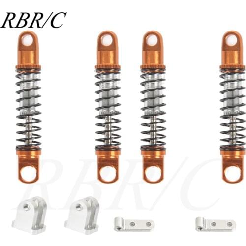 RBR/C Off-Road RC Truck WPL D12 Remote Control Car Front & Rear Axle Metal Shock Absorber Upgrade Kit DIY Accessories Part