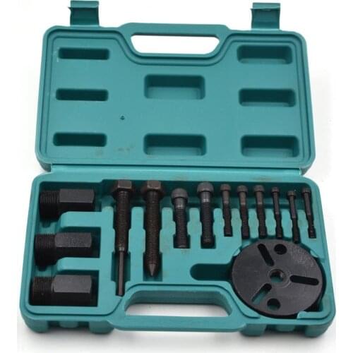 A/C R134a R12 Compressor Clutch Hub Puller Kit Remover & Installer Repair Tool Set