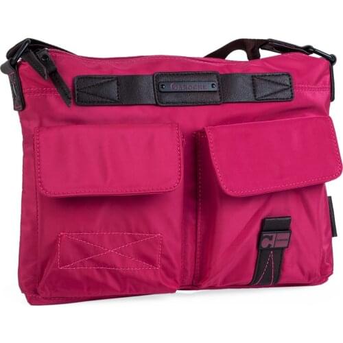 Shoulder bag Adjustable With Close 'S zipper length Nylon Pink 15749