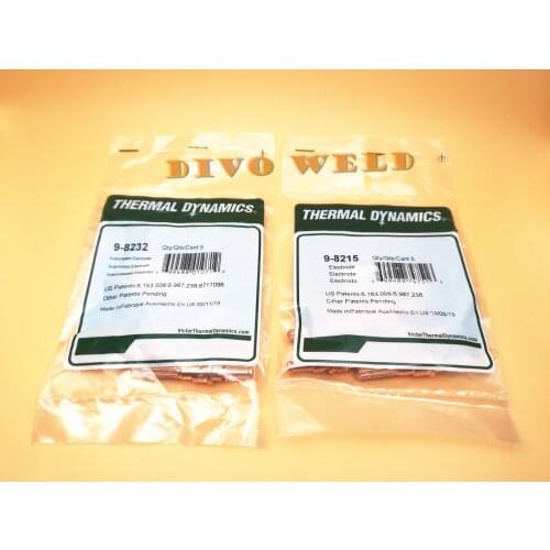 Thermal dynamics SL60-100 electrode 9-8232,9-8215, nozzle 9-8210,9-8211,9-8212, 9-8253,shield 9-8238,9-8239