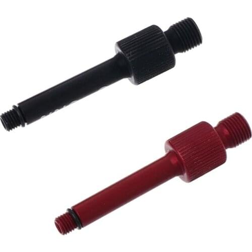 Bicycle Rear Shock Absorber Pump Valve Adapter Valve Core Lengthen Aluminum Alloy Parts Repair Tools Replacement Anti-leakage