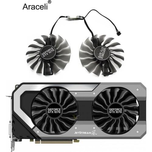 GAA8S2U FD10015H12S DC12V 0.45A for EMTek PALIT GTX 1070 GTX1070 Super JetStream Graphics card cooling fan