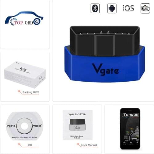Vgate iCar3 ELM 327 V2.1 OBD2 Bluetooth WIFI Scanner ELM327 For Android/IOS obd OBD 2 Code Reader Car Auto Diagnostic Scan
