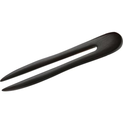 Vintage Handmade Wooden Hair Pin Stick Fork Natural Wood 2 Prongs Great Grip Jewerly Hair Accessories for Weddings Proms Parties