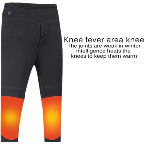 Autumn Winter Smart Heating Cotton Vest And Pants USB Infrared Electric Heating Vest Women Outdoor Flexible Thermal Winter Warm