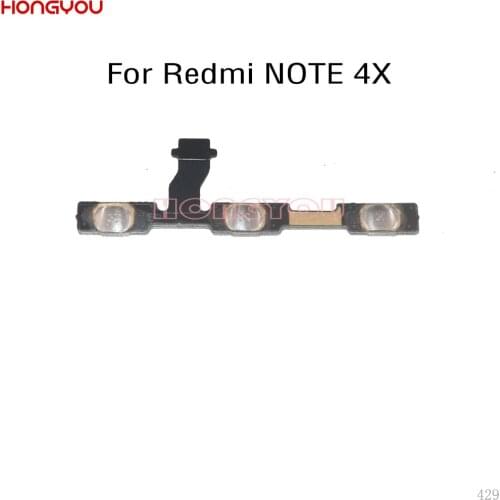 10PCS/Lot For Xiaomi Redmi NOTE 4X Power Button On / Off Volume Up / Down Mute Switch Key Flex Cable