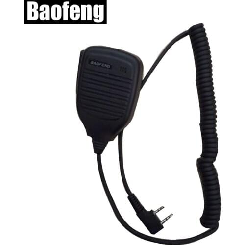 2 Pin PTT Speaker Mic for Baofeng uv 5r for Kenwood Quansheng PUXING TYT cb Radio Accessories