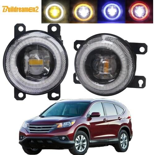 2in1 Design Car LED Fog Light Assembly Angel Eye Daytime Running Lamp DRL 30W 8000LM 12V For Honda CR-V CRV 2.4L L4 2012-2014