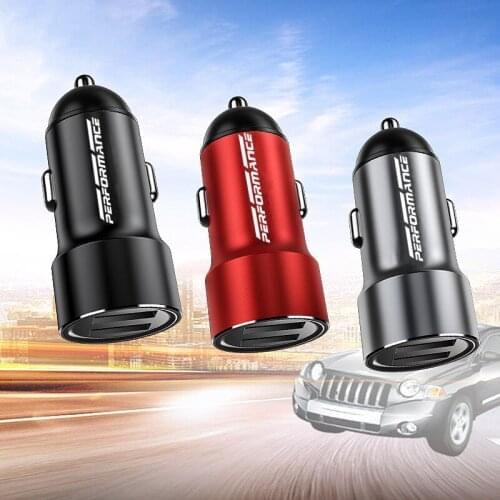 3.4A Car Charger Dual USB Fast Charging QC Phone Charger Adapter For BMW E46 E36 E34 F10 E90 F30 E60 F30 E53 E30 E92 E87