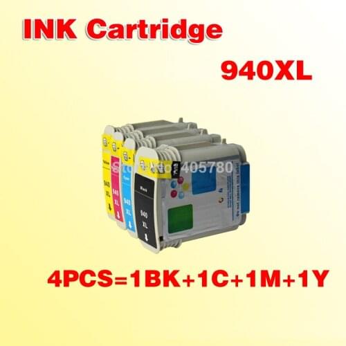 4pcs Excellent 940XL INK cartridge/940 INK compatible for Officejet 8000 8500 8500A+100% quality guarantee