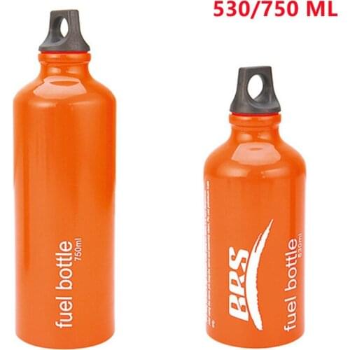 530/750ML Gas Stove Oil Fuel Bottle Outdoor Camping Emergency Petrol Gasoline Canister Petrol Kerosene Alcohol Liquid Storage