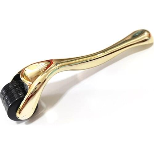 540 Needles Derma Roller Titanium Micro Needle 0.2mm 0.25mm 0.3mm Body Beauty Care Gold Cosmetic Needling Instrument Mezoroller