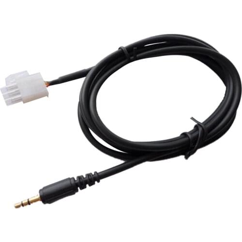 AUX 3.5mm Auxiliary Audio Cable Male Line 3-PIN for Honda GL1800 Goldwing 2001-2014 Motorcycle, Compatible wirh Samrtphones