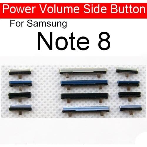 1lot(3pcs) Volume Power Button On Off Side Key For Samsung Galaxy Note 8 N950 N950F N950FD N950U N950W N950N Repair Parts