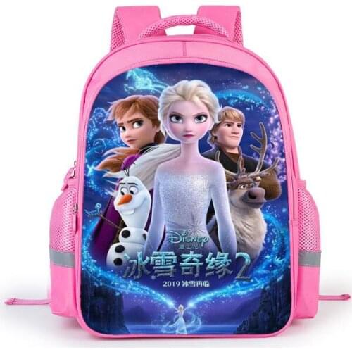 Disney Children Backpacks Cartoon Backpack Students Girls Bagpack Frozen School Bags Custom made For Teenagers Kids Mochila bags