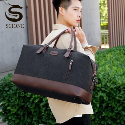 Men High quality Canvas Travel Bags Male Retro Fashion Luggage Duffle Handbag Large Capacity Fitness Crossbody Bags Tote XA22M