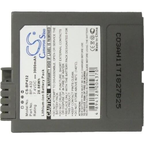 Cameron Sino 3900mah battery for CANON DM-MV3 DM-MV4iMC Elura 10 MV4i Optura 300 Elura 2 BP-432 Camera Battery