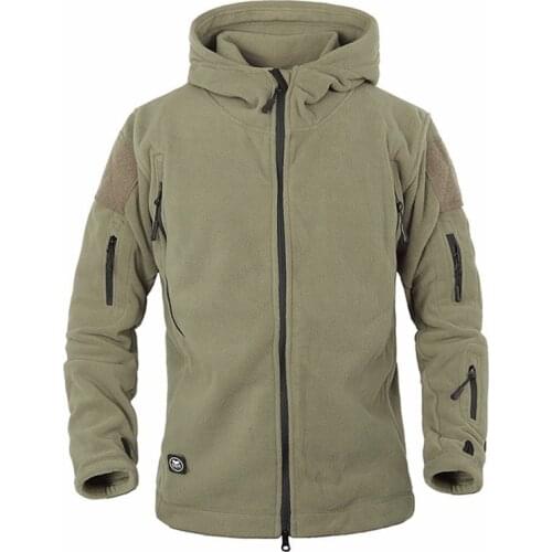 Army Tactical coat Military Uniform Soft Shell Fleece Winter warm Hoody Jacket Men s Thermal Clothing Casual Windproof Hoodies