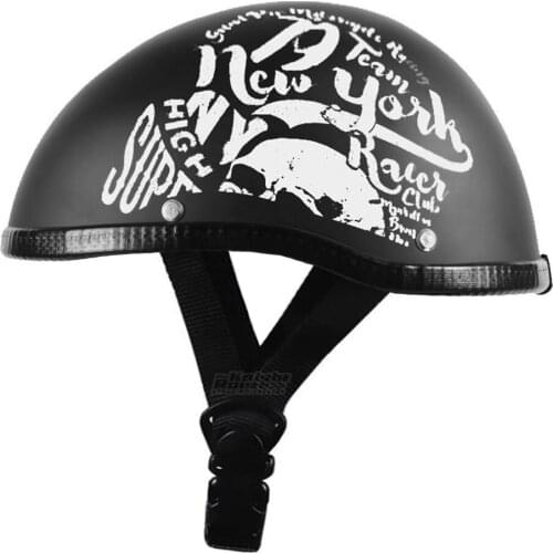 Retro Motorcycle Helmet Unisex Moto Helmet Scooter Vintage Half Face Biker Motorbike Crash Moto Helmet Casco For Summer Helmet