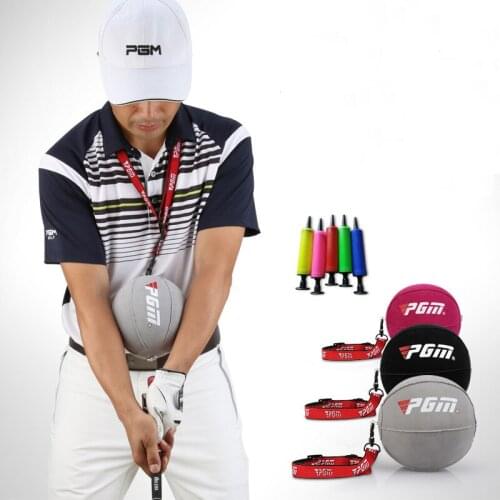 PVC Foam Golf Practice Ball Inflatable Impact Ball Swing Trainer Posture Rainbow Sponge Indoor Golf Training Golf Accessories