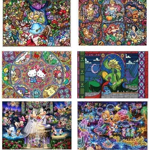 Full Square/Round Drill 5D DIY Diamond Painting "Cartoon Disney Princess Mouse" Embroidery Cross Stitch Kits Mosaic Home Decor