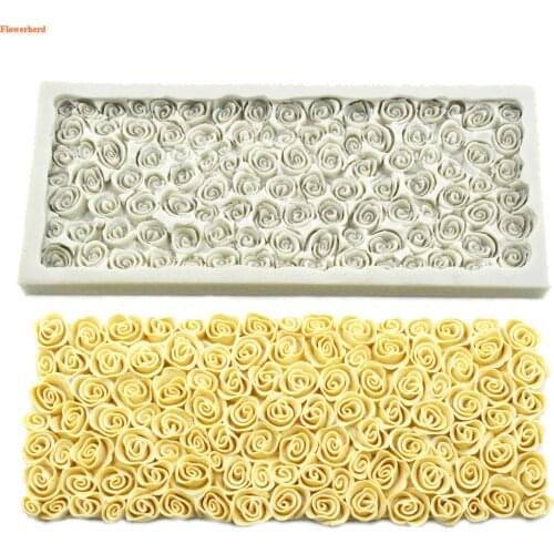 New 3D Rose Bride Wedding Dress Fondant Cake Silicone Mold Wedding Decoration Cake Decorating Tools DIY Cake Baking Tools