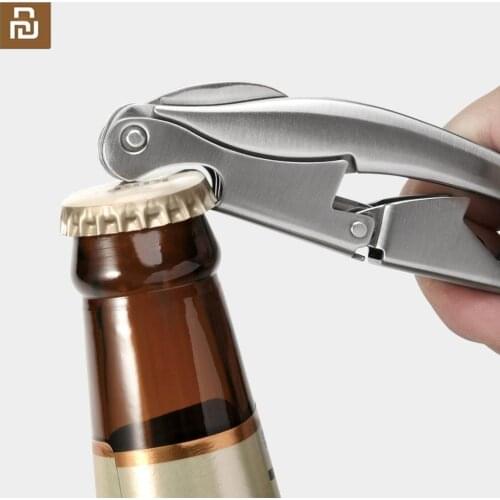 New Youpin Circle Joy Stainless Steel Sommelier Knife Wine Opener Corkscrew Wine Bottle Opener Smart Accessories
