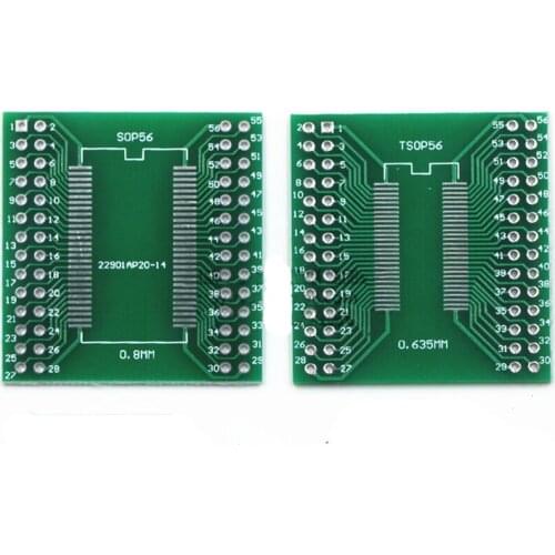 SOP56 SSOP56 Tssop56 to DIP56 Programmer Adapter plate for 0.635/0.8 for RT809H/F TL866CS/A TNM5000 XELTEK