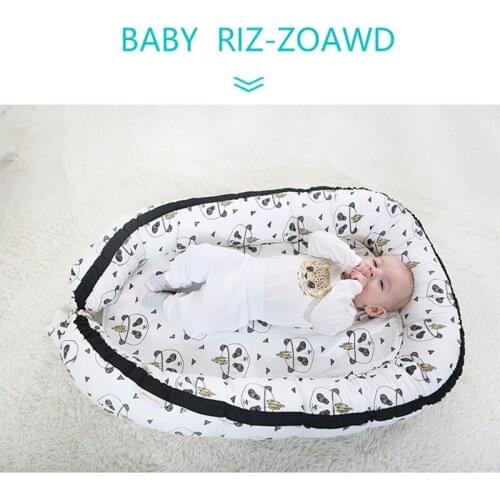 Baby Nest Bed Crib Portable Isolation Newborn Bionic Crib Travel Bed Infant Kids Cotton Cradle with Bumper SLEEP POD