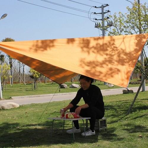 Durable Summer Waterproof Shade Sail Sun Canopy Cover Trilateral/Triangle 320x250cm Garden Yard Awnings Car Sunshade Cloth