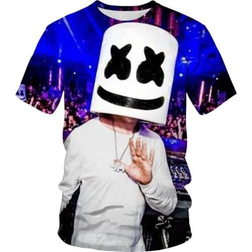 Factory direct sales 3D mens t-shirt DJ scene disco printing casual t-shirt mens clothing Asian size S-6XL T-shirt men
