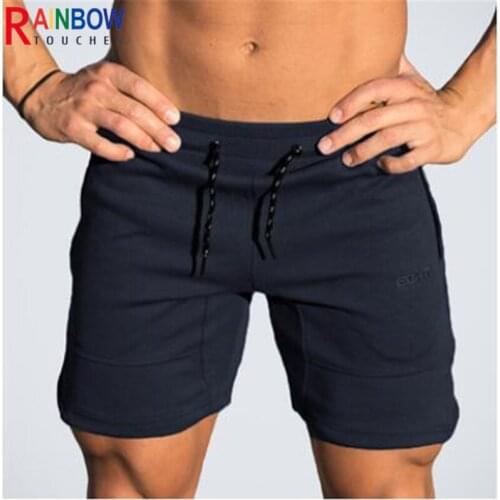 Rainbowtouches Fitness Sports Shorts Mens High Quality Summer Quick Dry Casual Loose Running Training Basketball Half Pants