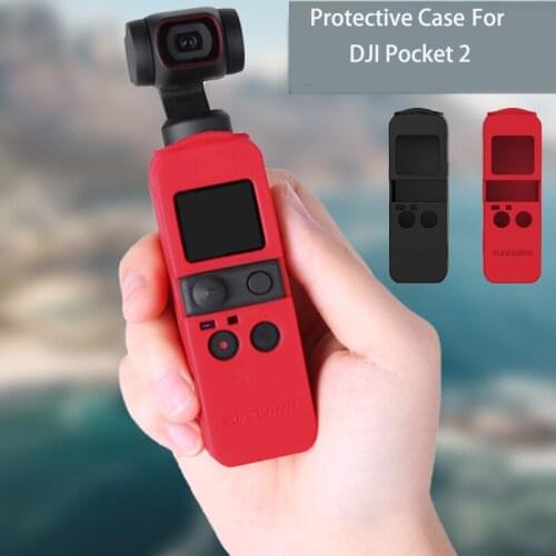 DJI Pocket 2 Silicone Cover Protective Case Scratch-proof Accessories For DJI Pocket 2 Gimbal Camera Accessories
