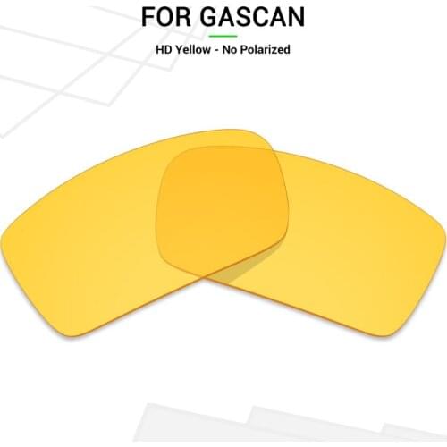 Mryok Anti-Scratch Replacement Lenses for Oakley Gascan Sunglasses HD Yellow