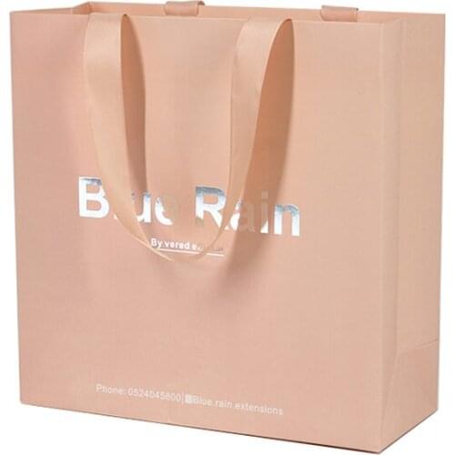 Transverse high-grade business gift bag paper bag wholesale handbags